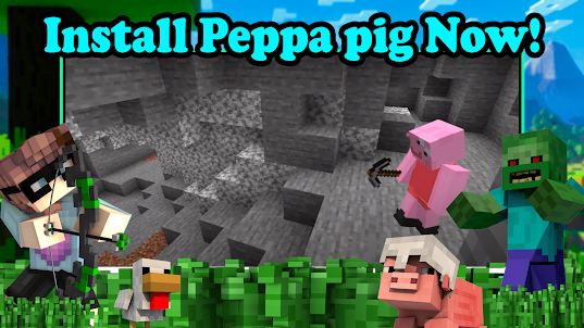 Peppa Pig Minecraft Game Mod