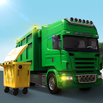 Cover Image of Unduh City Trash Truck Simulator: Offline Games 1.21 APK