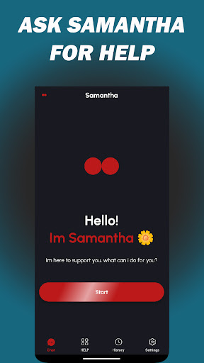 Samantha: Therapy Ai Chatbot Screen 2