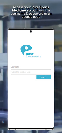 Android application Pure Sports Medicine screenshort