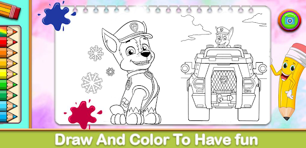 Paw Patron Coloring Game Unknown