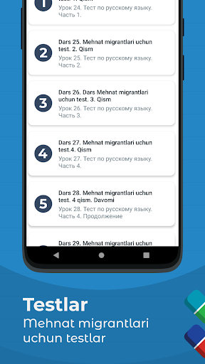 Kurs: Rus tili darslari Screenshot 4 - AppWisp.com