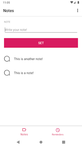 Android application Portable Organizer screenshort