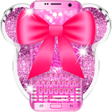 Pink bow Diamond minny Keyboard icon