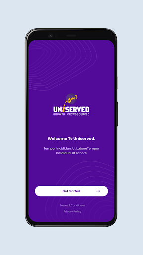 Android application Uniserved FSM screenshort