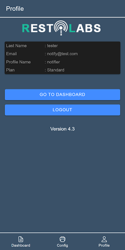 Android application Online Order Notifier screenshort