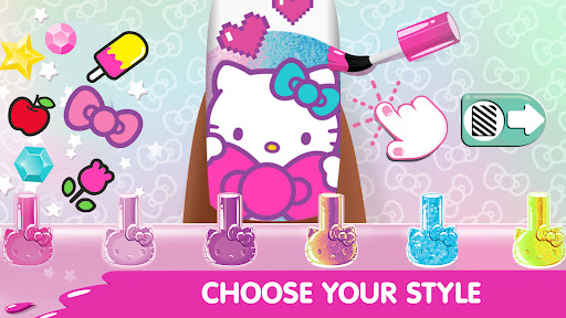 Hello Kitty Nail Salon screenshot 2