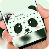 Cute Panda Face Keyboard Theme icon