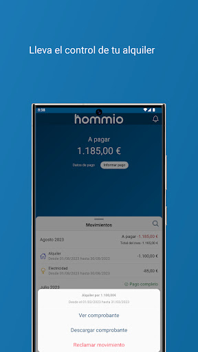 Hommio Real Estate Management Screen 3