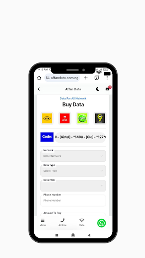 Affan data Screen 3