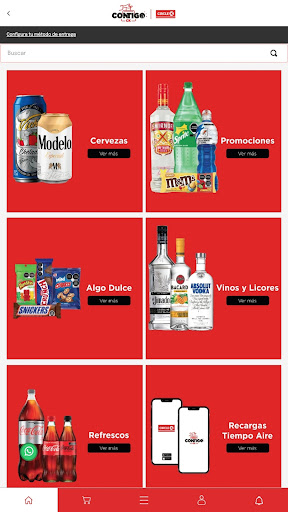 Android application Contigo CK screenshort