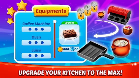 Juegos de cocina comida Fever & Craze Screenshot