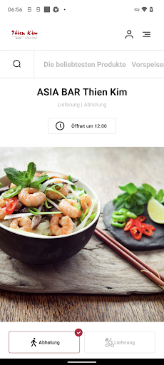 Android application ASIA BAR Thien Kim screenshort
