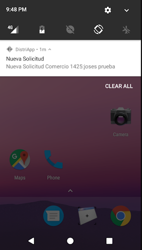 DistriApp Screen 3