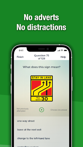Screenshot of Motorcycle Theory Test UK Kit