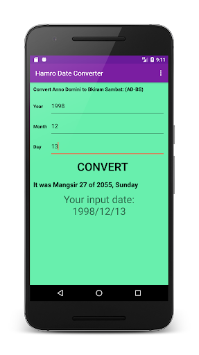 Hamro Date Converter | AD - BS Screen 3