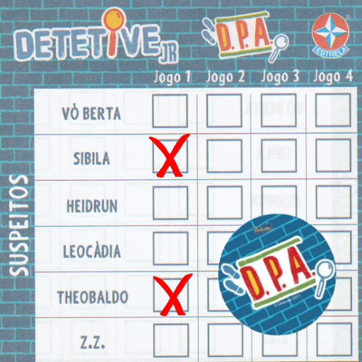 3 JOGOS D.P.A., Detetives do prédio azul, dpa