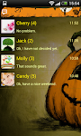screenshot of Handcent 6 Skin Halloween 2012