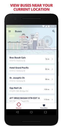 Android application SG Land Transport screenshort