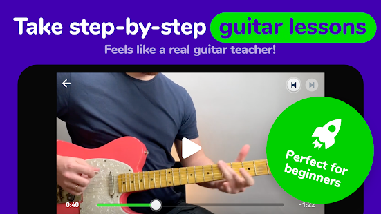 MelodiQ: Real Guitar Teacher Captura de pantalla