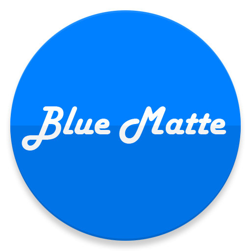 BLUE MATTE CM12/CM11 THEME Latest Icon