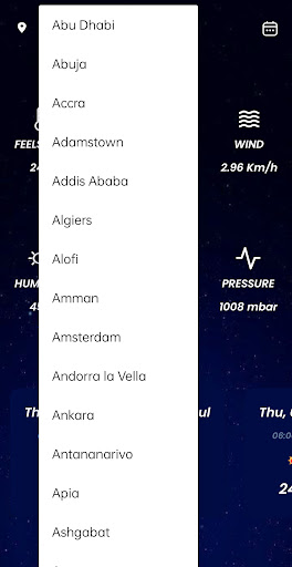 Weather App Screen 3
