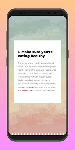 Fitness Tips Screen 2