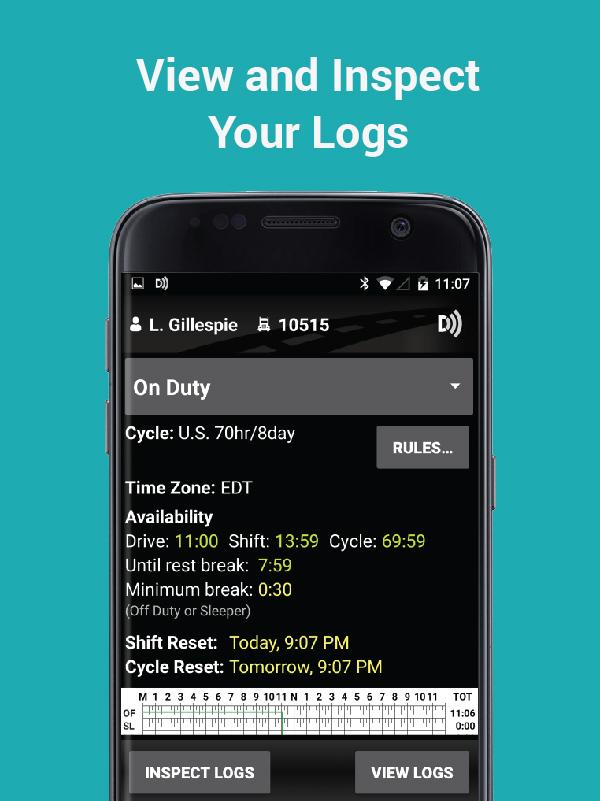 Android application FC BigRoad ELD screenshort