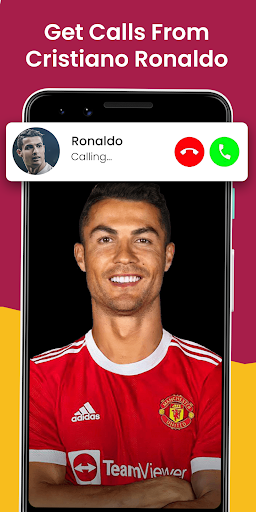 Cristiano Ronaldo Call & Chat Screen 3