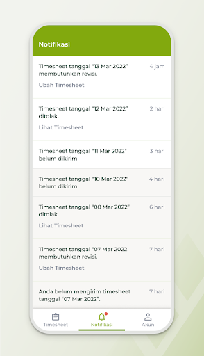 Digital Timesheet Screen 3