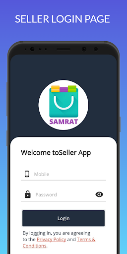 Android application SAMRAT SHOPPING SELLER screenshort