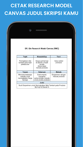 Android application Pembuat Judul Skripsi screenshort