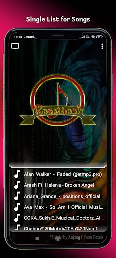 Resurrect Music Screen 3