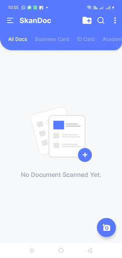 Android application SkanDoc screenshort