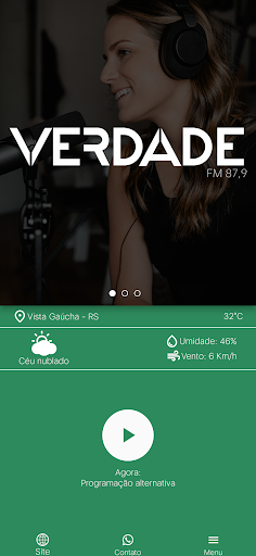 Android application Verdade FM screenshort