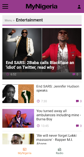 MyNigeria News and Radio Screen 2