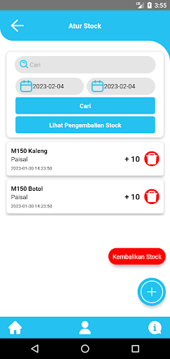 SMP SALES TRACKER Screen 3