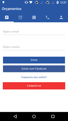 Android application Unica screenshort