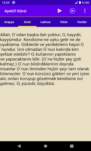 Ayetül Kürsi Screen 2