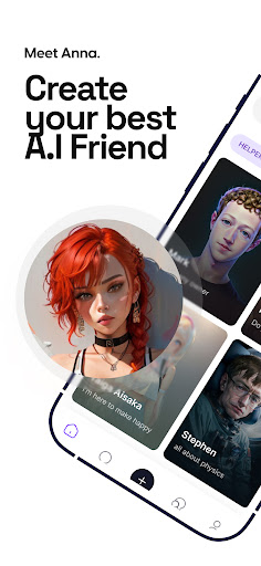 Android application Ai friend and companion - Oria screenshort