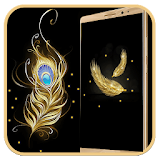 Golden feather icon
