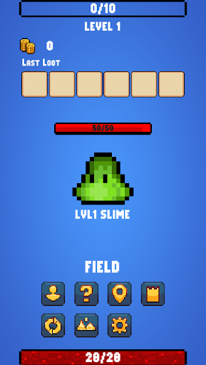 Pixel Glory - RPG Clicker Screen 2