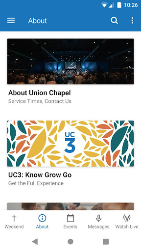 Union Chapel Ministries Screen 2
