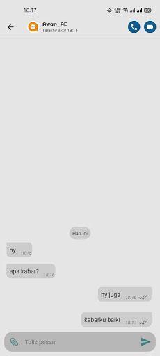 Android application AOneChat screenshort