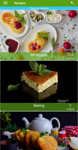 Android application Pancakes, fritters screenshort
