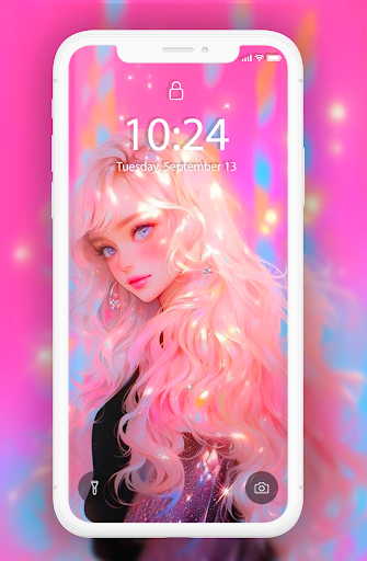 Android application Girly Wallpaper screenshort