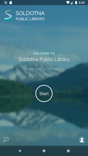 Android application Soldotna Library Self-Checkout screenshort