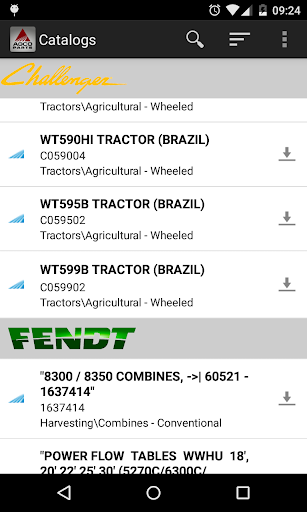 AGCO Parts Books To Go Screen 3
