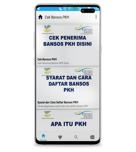 Cek dan Cara Daftar Bansos PKH Online