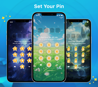 Pin Lock Screen Styles